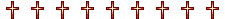 Cruz de Jesús Cristo divisor de la página