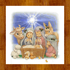 Natividade Nata de Jesus Cristo - Gif Animados de Natal
