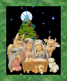 Natividade Nata de Jesus Cristo - Gif Animados de Natal