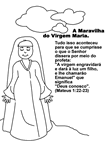  Desenho do Maria Vergem  - Desenhos Natal para colorir com mensagens biblicas.